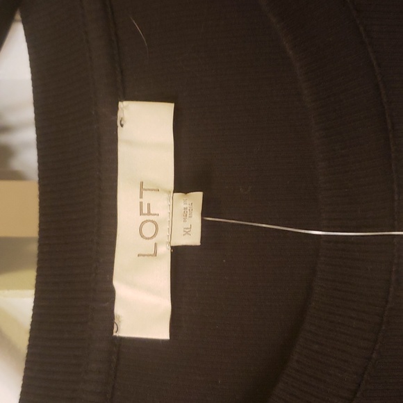 NWT LOFT Long Sleeve Plaid Women's Top - Picture 3 of 7